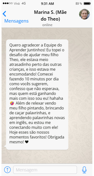 Depoimento Marina S. mãe do Theo